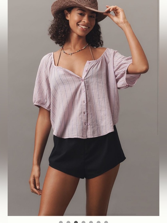Anthropologie Tops - Anthropologie Pilcro Lavender Button- Blouse